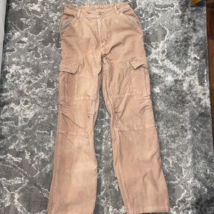 brandy melville tan piper corduroy pants